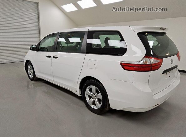 5TDZK3DC5GS700871 2016 TOYOTA SIENNA Белый Задняя левая четверть