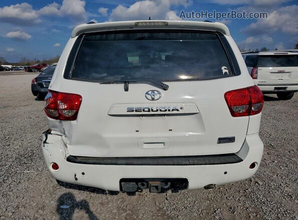 5TDZY5G10GS062162 2016 TOYOTA SEQUOIA White Widok z tyłu