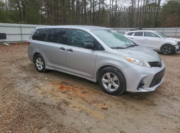 5TDZZ3DC2LS030234 2020 TOYOTA SIENNA Silver Առջևի աջ