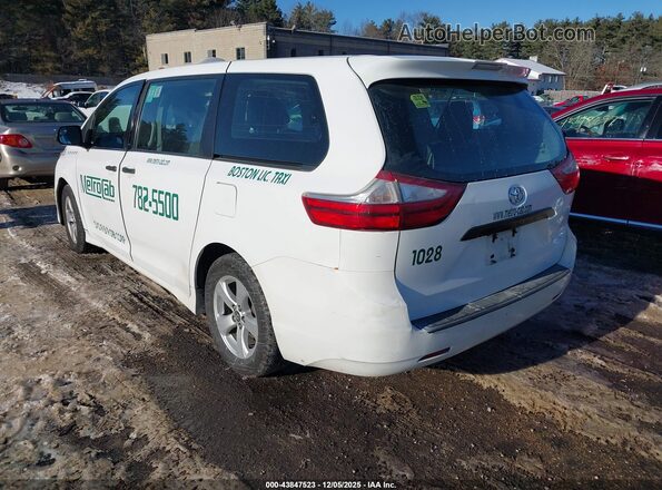 5TDZZ3DC8JS955596 2018 TOYOTA SIENNA Белый Задняя левая четверть