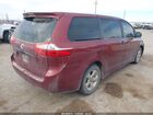2018 Toyota Sienna L 7 Passenger Red vin: 5TDZZ3DC9JS953680