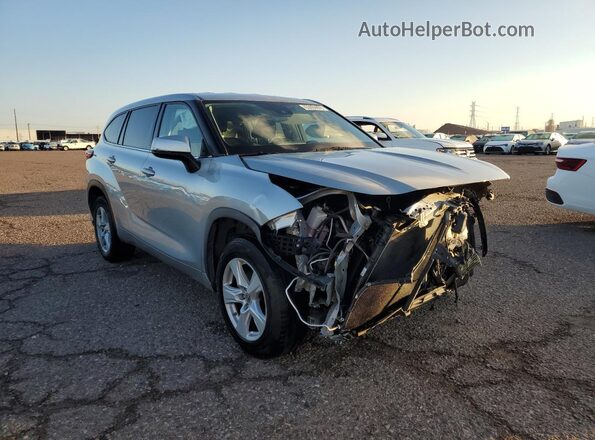 5TDZZRAH2LS007233 2020 TOYOTA HIGHLANDER Серебряный 