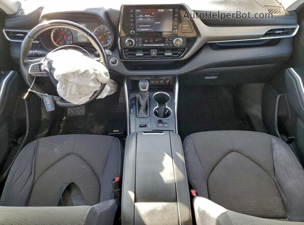 5TDZZRAH2LS007233 2020 TOYOTA HIGHLANDER Серебряный Вид панели приборов