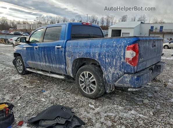 5TFAY5F10JX748461 2018 TOYOTA TUNDRA Синий Задняя левая четверть