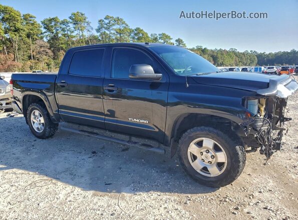 5TFEM5F13JX133755 2018 TOYOTA TUNDRA Black Delantero derecho