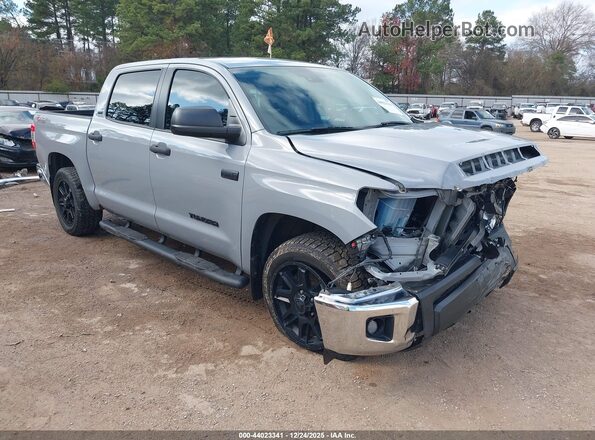 5TFEY5F18MX287046 2021 TOYOTA TUNDRA Light Blue Передняя правая четверть