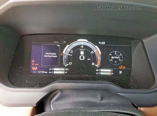 5TFMA5DB7SX305948 2025 TOYOTA TUNDRA Коричневый Вид щитка приборов