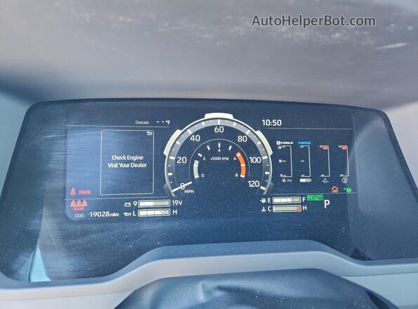 5TFMC5DBXPX015639 2023 TOYOTA TUNDRA Черный Вид щитка приборов
