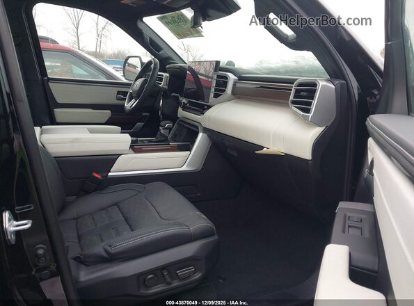5TFVC5DB3RX046724 2024 TOYOTA TUNDRA HYBRID Black Vista interior delantera