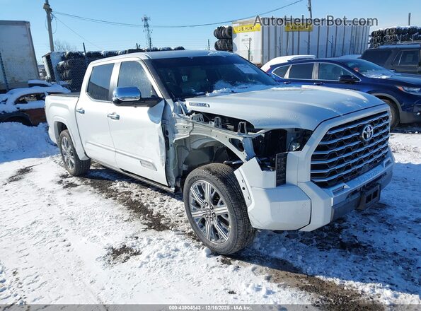 5TFVC5DB4SX102224 2025 TOYOTA TUNDRA HYBRID Белый Передняя правая четверть