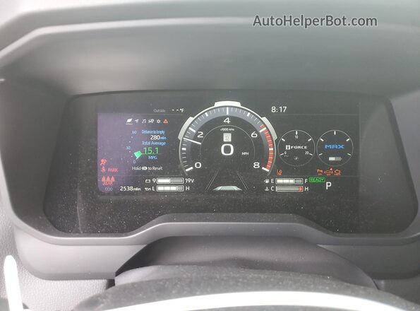 5TFWC5DB3SX110822 2025 TOYOTA LIMITED Серый Вид щитка приборов