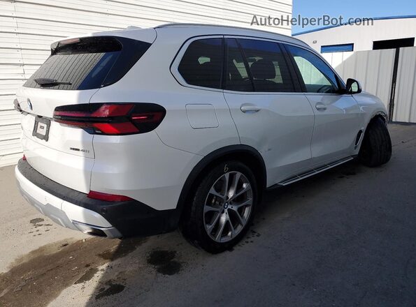 5UX13EU06R9V28703 2024 BMW X5 Белый Задняя правая четверть