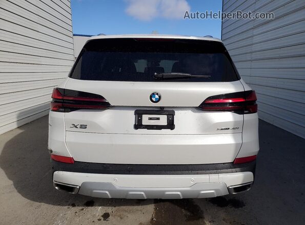 5UX13EU06R9V28703 2024 BMW X5 Белый Вид сзади