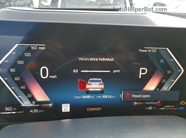 5UX13EU0XT9086063 2026 BMW X5 Белый Вид задних сидений