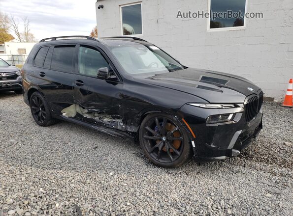 5UX23EM01P9P90503 2023 BMW X7 Black Przód prawy