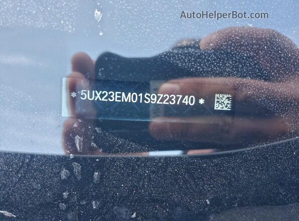 5UX23EM01S9Z23740 2025 BMW X7 Серый Вид наклейки с VIN-кодом