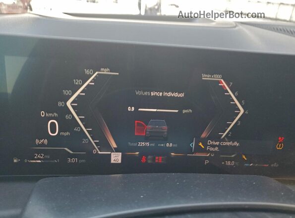5UX23EM01S9Z23740 2025 BMW X7 Серый Вид щитка приборов