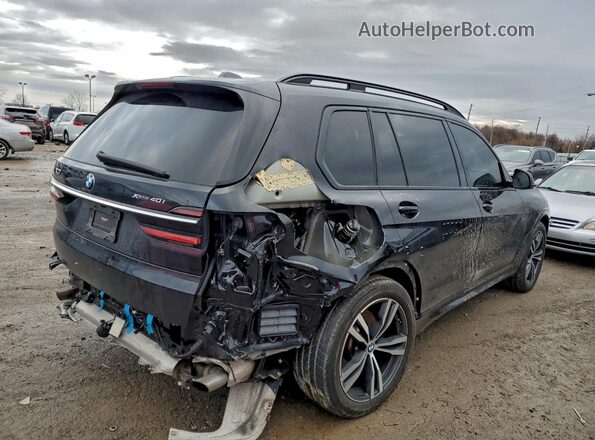 5UX23EM04P9P64302 2023 BMW X7 Black Tył prawy