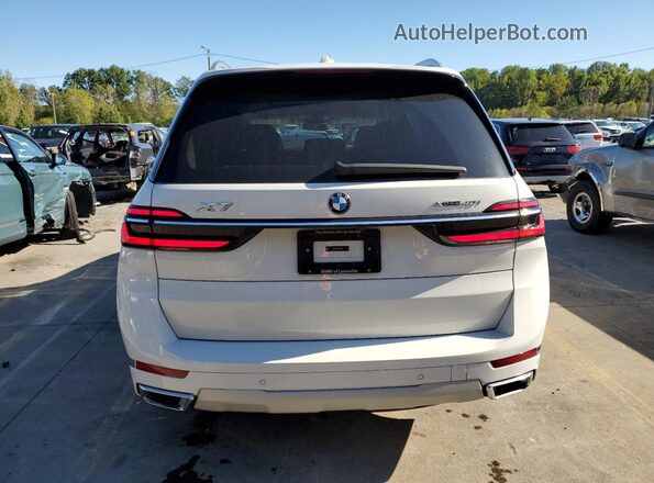 5UX23EM04R9U60129 2024 BMW X7 White Rear view