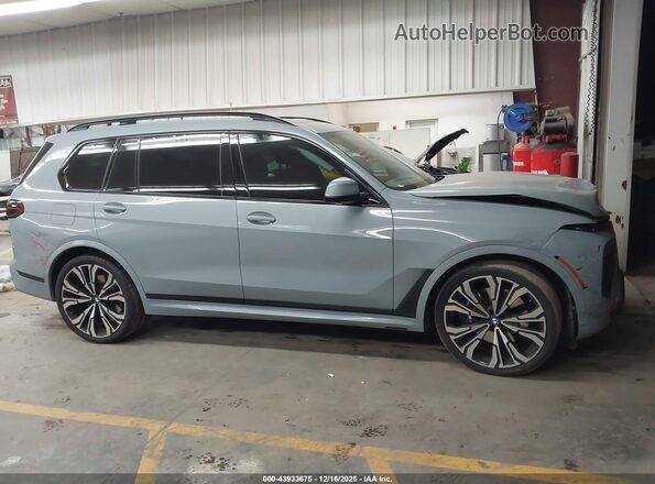 5UX23EM05P9R58577 2023 BMW X7 Blue Vista interior trasera
