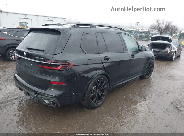 5UX23EM07S9X63640 2025 BMW X7 Black Tył prawy