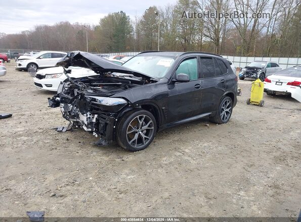 5UX23EU01T9055997 2026 BMW X5 Черный Передняя левая четверть