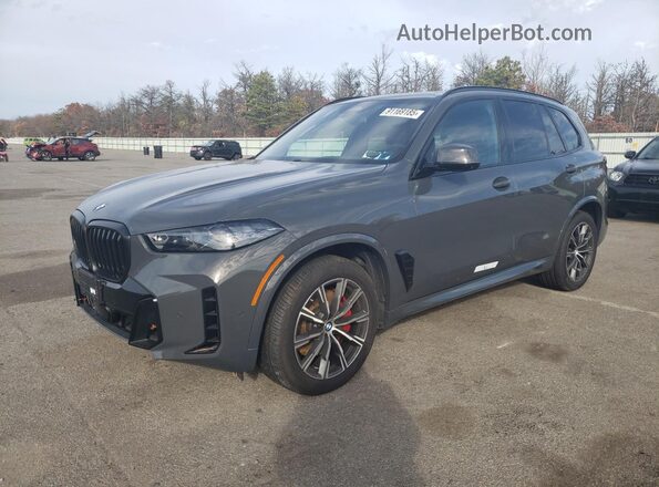 5UX23EU08R9T54363 2024 BMW X5 Серый Передняя левая четверть