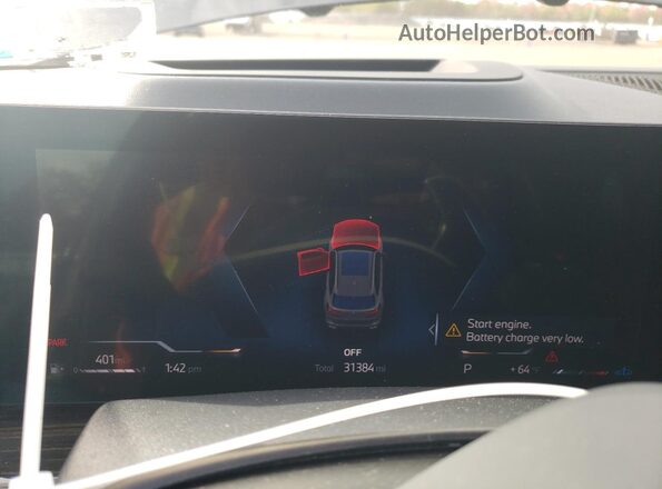 5UX23EU08R9T54363 2024 BMW X5 Серый Вид щитка приборов