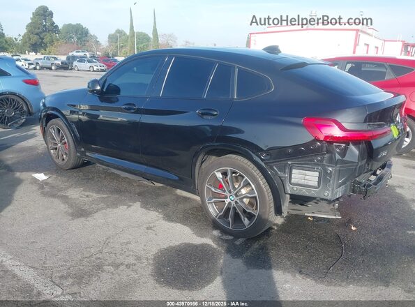 5UX2V1C04M9E74368 2021 BMW X4 Черный Задняя левая четверть