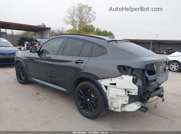 5UX2V1C05M9F04672 2021 BMW X4 Черный Задняя левая четверть