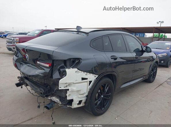 5UX2V1C05M9F04672 2021 BMW X4 Черный Задняя правая четверть