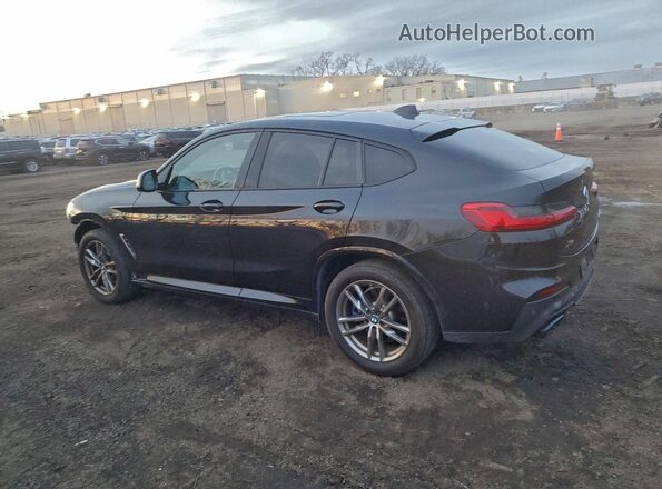 5UX2V5C05L9B55292 2020 BMW X4 Черный Задняя левая четверть