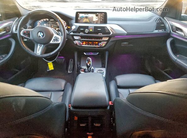 5UX2V5C05L9B55292 2020 BMW X4 Черный Вид панели приборов