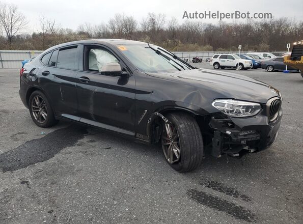 5UX2V5C09M9E07630 2021 BMW X4 Черный Передняя правая четверть
