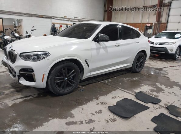 5UX2V5C0XM9D85248 2021 BMW X4 Белый Передняя левая четверть