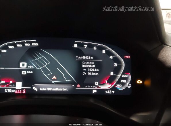 5UX2V5C0XM9D85248 2021 BMW X4 Белый Вид задних сидений