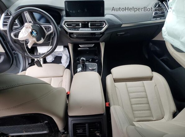 5UX33DT00P9S79753 2023 BMW X4 Синий Вид панели приборов