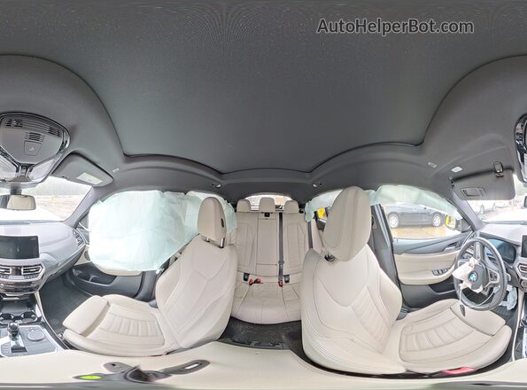 5UX33DT00P9S79753 2023 BMW X4 Синий Панорамный вид салона 360°