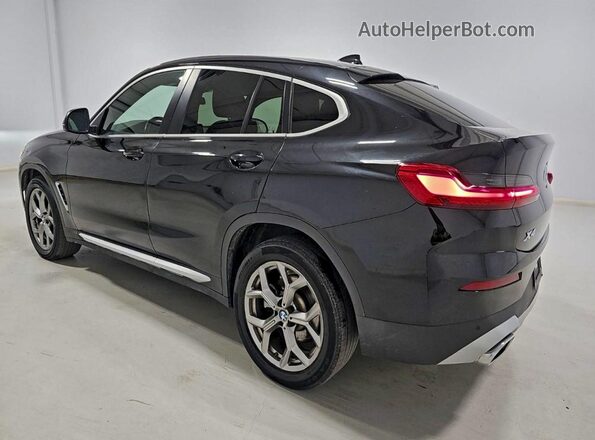 5UX33DT02N9M98730 2022 BMW X4 Black Delantero derecho
