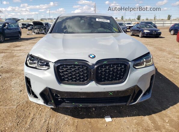 5UX33DT03R9T76447 2024 BMW X4 Gray Вид спереду