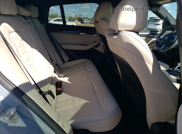 5UX33DT03R9T76447 2024 BMW X4 Gray Вид задніх сидінь