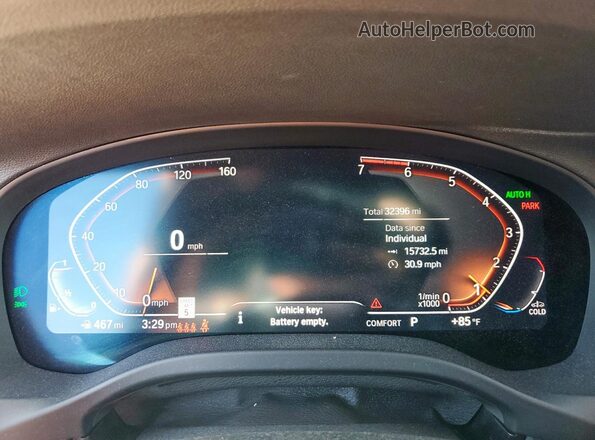 5UX33DT04R9X36681 2024 BMW X4 Черный Вид щитка приборов