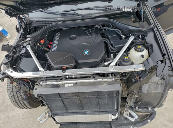 5UX33DT07N9M78473 2022 BMW X4 Черный Вид подкапотного пространства