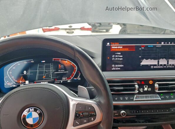 5UX33DT07N9M78473 2022 BMW X4 Черный Вид щитка приборов