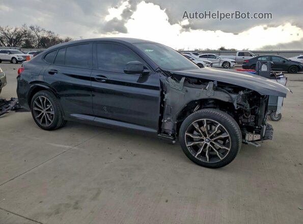 5UX33DT07N9M78473 2022 BMW X4 Черный Передняя правая четверть