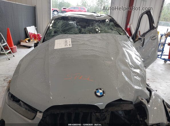 5UX33EX00R9T01236 2024 BMW X6 Gray Widok z tyłu