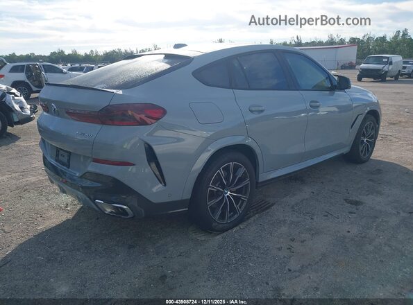5UX33EX07R9U86403 2024 BMW X6 Gray Задня права чверть