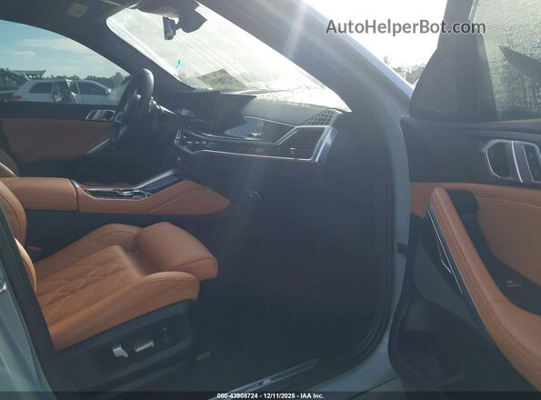 5UX33EX07R9U86403 2024 BMW X6 Gray Вид салону спереду