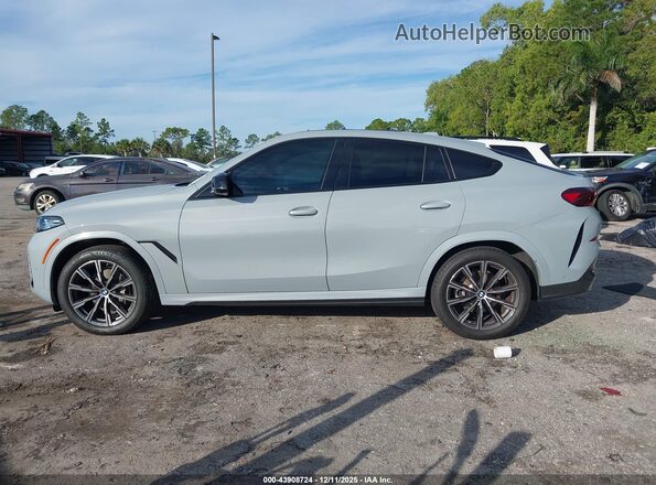 5UX33EX07R9U86403 2024 BMW X6 Gray Панорамний вид салону 360°