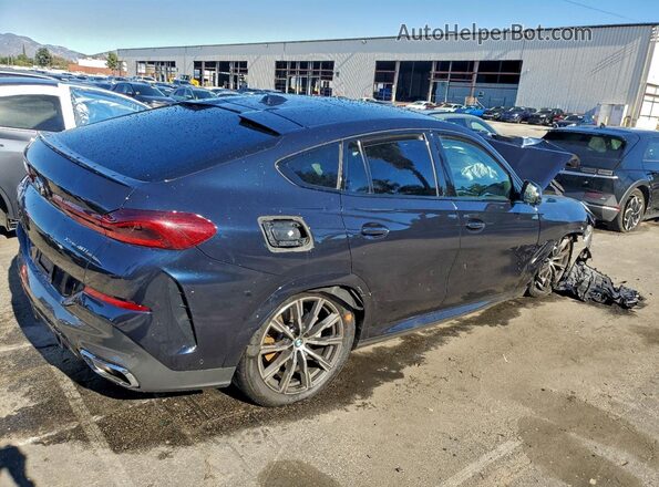 5UX33EX09S9W97687 2025 BMW X6 Черный Задняя правая четверть